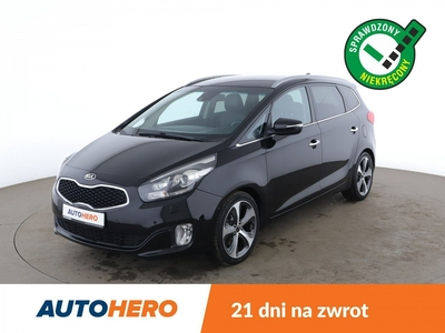 Kia Carens IV automat, 7 os. skóra, navi, klima auto, grzane fotele, kamera cofani