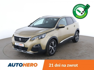 Peugeot 3008 II automat, full LED, półskóra, navi, panorama, kamera cofania