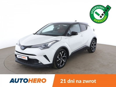 Toyota C-HR FV23% /122KM /skóra/ navi/ kamera grzane fotele Bluetooth tempomat/L