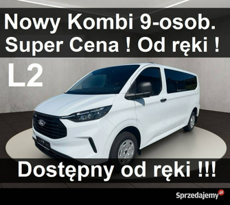 Ford Transit Custom Nowy Kombi L2 Trend 150KM Kamera Czujniki Dostępny od …