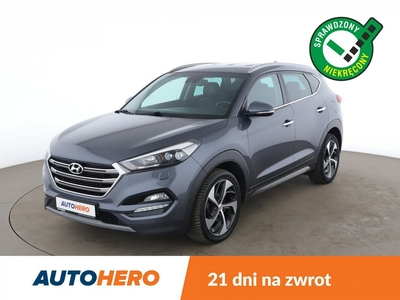 Hyundai Tucson III 185KM automat 4x4 skóra navi kamera grzane+wentyl. fotele LED Blth