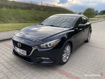 Mazda 3 2017 2.0 benzyna Niski przebieg, Skóry, Navi