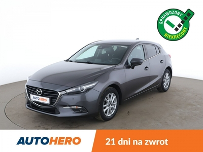 Mazda 3 III FL 2.0 Exclusive-Line Klima Navi Tempomat HeadUp Kamera Grzane Fotel