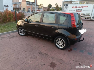 Nissan Note 1.6 benzyna 2007 Doinwestowany hak cena nowy przegląd okazja