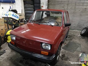 Fiat 126 P4 komfort 650 cm 1983 Jak nowy