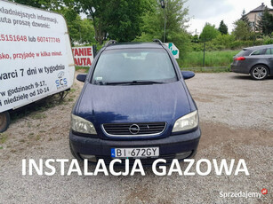 Opel Zafira 1.6 LPG sprawna pojemna ekonomiczna Tanie Auta SCS Fasty Biały…