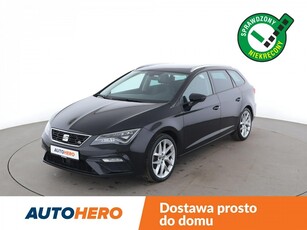 SEAT Leon III FR full LED klima auto navi półkóra panorama grzane fotele czujniki