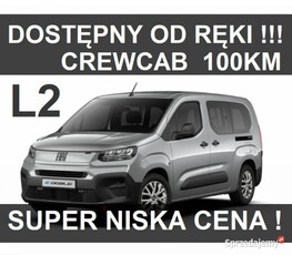 Fiat Doblo CrewCab Przesuwna ściana L2 100KM Super Niska Cena Od ręki 1296…