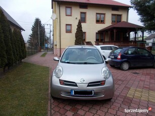 NISSAN MICRA 1,2 benzyna 2005 r. 5 drzwi KLIMATYZACJA zarejestrowany