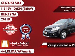 Suzuki SX4 I 4x4, Klima, Zarejestrowane w Polsce, VAT-marża!