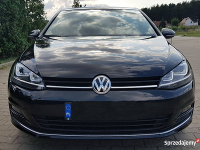 VW Golf 7, 140KM, Highline, salon Polska, mały przebieg