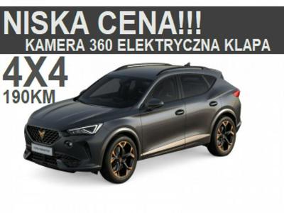 Cupra Formentor 2,0 190KM 4x4 Niska Cena Elekt.Klapa Kamera 360stopni Dostępny 2181zł