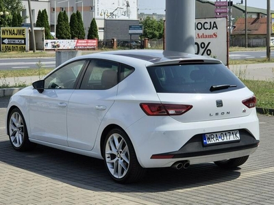 Seat Leon 1.4T 150KM, Org. Lakier, Kozak- Biała Perła oraz inny niż wszystkie