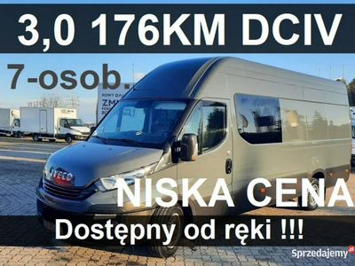 Iveco Daily 35S18 H 16m3 L4H2 Brygada 7-os. Kamera 176KM Od ręki Niska Cen…