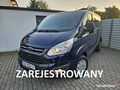 Ford Transit Custom 2.0 TDCi 130KM bezwypadek BDB WYPOSAŻENIE 3 osobowy BA…