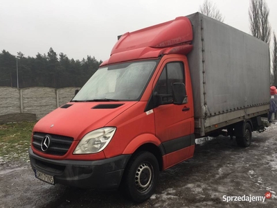 MERCEDES SPRINTER skrzyniowy, plandeka z windą Dhollandia 1T