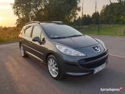 Peugeot 207 1.4 Benzyna 2007r, Klima, Alu 17. Panorama dach