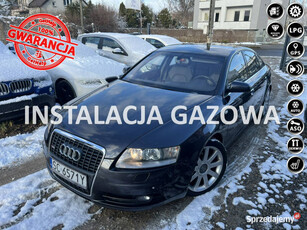 Audi A6 4.2MPi*335ps*GAZ*QUATTRO*skóra*Memory*Xenon*ALU*TV*MMI*Zadbany* C6…