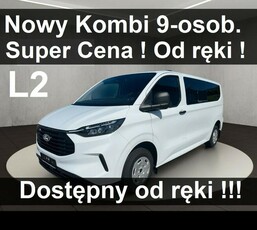 Ford Transit Custom Nowy Kombi L2 Trend 150KM Kamera Czujniki Dostępny od ręki ! 2222 zł