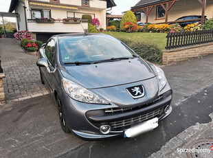 Peugeot 207cc, Pełna historia, Stan bardzo dobry, Przebieg potwierdzony