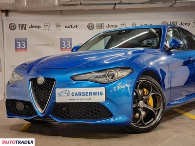 Alfa Romeo Giulia 2.0 benzyna 280 KM 2018r. (Warszawa)