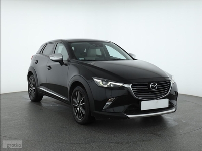 Mazda CX-3 , Salon Polska, Skóra, Navi, Klimatronic, Tempomat,