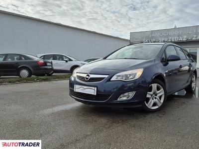 Opel Astra 1.4 benzyna 140 KM 2011r. (Giżycko)