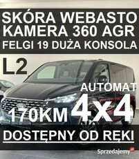 Ford Tourneo Custom L2 Titanium 4x4 170KM Hak Webasto Kamera 360 Skóra Od …