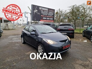 Mazda 2 II 1.4 Benzyna 84 KM, Klimatyzacja, Alufelgi, Isofix, Dwa Klucze,