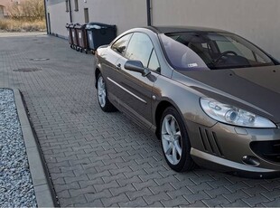 PEUGEOT 407 COUPE 2,7 6V 205KM AUTOMAT,SALON PL,BIAŁE SKÓRY,DVD,IDEALNY