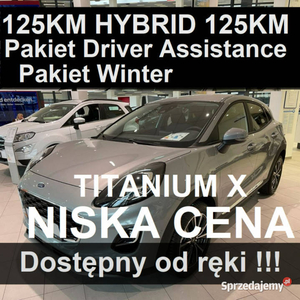 Ford Puma Titanium X A7 Hybrid 125KMWinter Dostępny od ręki…