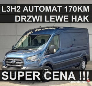 Ford Transit L3H2 170KM A10 Drzwi lewe Hak Niska Cena Dostę…