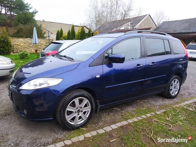 Mazda 5 2.0 benzyna 2006r 7 osobowa udok. przebieg