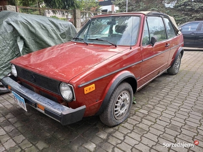 vw golf mk 1 I cabrio USA kanada 1981