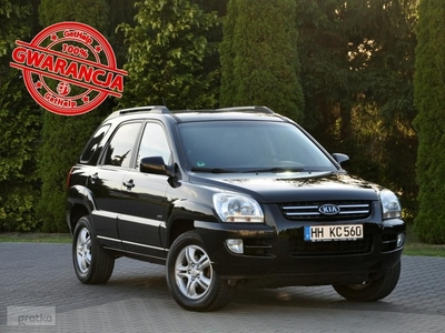 Kia Sportage II 2.0i(141KM)*Czarna*4x4*Active*Skóry*Klimatronik*Reling*Alu16