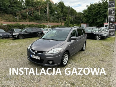 Mazda 5 I 2.0i-145-Bezwypadkowy-7-Osobowy-Instalacja Gazowa-Nawigacja-Klimatro