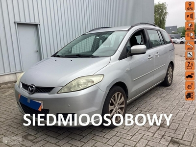 Mazda 5 I Benzyna, xenony, nawigacja, klimatronik, 7 miejsc, kamera, czujniki