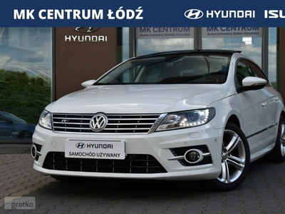 Volkswagen CC II 1.4TSI150KM 7DSG R Line SalonPL Skóra Bi-xenon Tempomat Hak szyberda