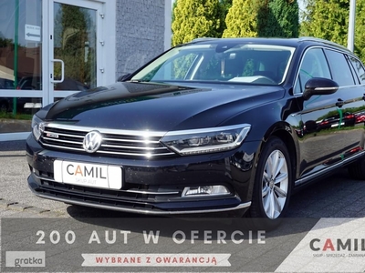 Volkswagen Passat B8 Variant 2.0 TDi 190KM 4x4 automat, wyposażenie premium, rok gwarancj