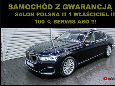 BMW Seria 7 G11-G12 Sedan 730d 265KM 2019