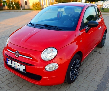 Fiat 500 1.2 70KM 2019 niski przebieg po liftingu bezwypadkowy odlicz VAT FV 23%