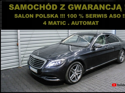 Mercedes Klasa S W222 Limuzyna 350 Blue TEC 258KM 2016