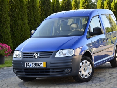 Volkswagen Caddy III Life 1.4 MPI 80KM Klimatronic Zadbany 1wł SerwASO Bezwypadek