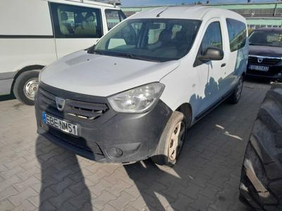 Dacia Dokker, silnik 1,6 benzyna + gaz 2013r. hak, F-VAT USZKODZONY