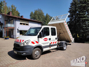 Iveco Daily 35C13 Doka (2014) wywrotka kiper brygadówka niski przebieg