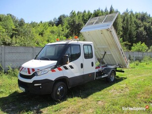 Iveco Daily 35C14 Brygadówka wywrotka 35-140 kiper doka Dubel