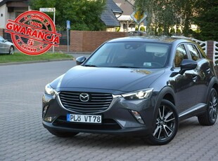 Mazda CX-3 104tys.km Skóry Exlusive Navi Kamera Radar ACC Xenon Ledy Bose