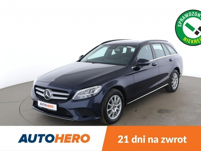 Mercedes-Benz Klasa C W205 194KM, full LED, navi, klima auto, czujniki parkowania