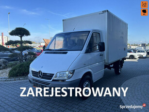 Mercedes Sprinter lift, 10 lat 1-en właściciel, kontener, wspomaganie kier…