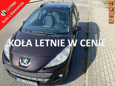 Peugeot 207 Po liftingu, 2 kpl. kół, szklany dach, isofix, czujniki parkowania